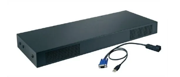 Lenovo 1754A1X interruptor KVM Montaje en rack Negro