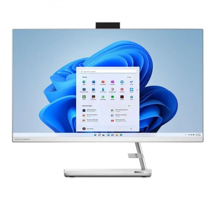 Lenovo ideacentre aio 3 27iap7 i3-1215u 27″ fhd ips 250nits ag 8gb ddr4 3200 ssd512 integrated intel uhd graphics noos white
