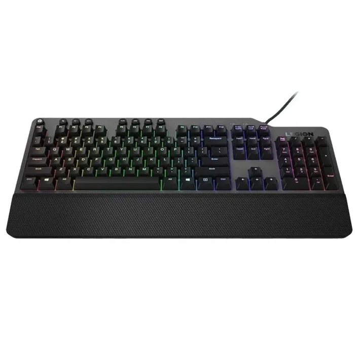 Lenovo legion k500 teclado usb qwerty negro, gris