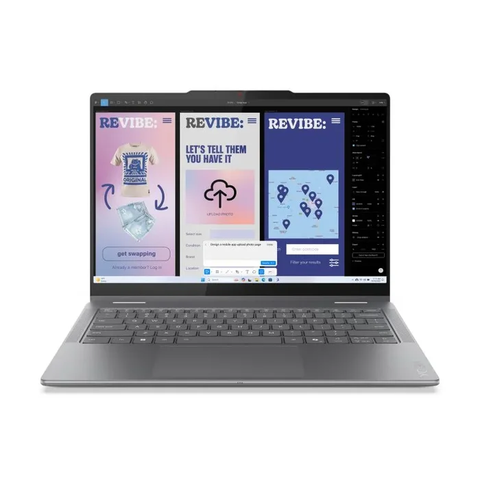 Lenovo Yoga 7 2-in-1 14ILL10 Copilot+ PC Intel Core Ultra 5 226V Híbrido (2-en-1) 35,6 cm (14″) Pantalla táctil WUXGA 16 GB LPDDR5x-SDRAM 512 GB SSD Wi-Fi 7 (802.11be) Windows 11 Home Español Gris