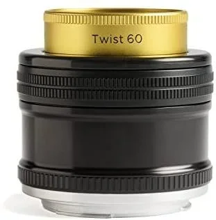 Lensbaby Twist 60 – Objetivo Creativo para Canon EOS (60 mm, f/2.5) Color Negro