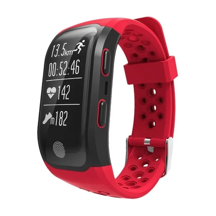 Leotec LEPFIT12R rastreador de actividad OLED Pulsera de actividad 2,44 cm (0.96″) IP68 Negro, Rojo