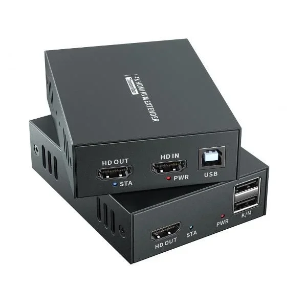 Levelone hve-8111 – extender kit hdmi 4k over cat6 100m, estensione usb