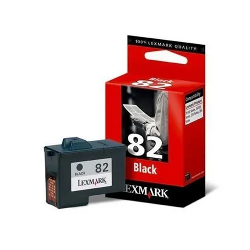 Lexmark #82 / 18L0032E Black Print Cartridge cartucho de tinta Original Negro