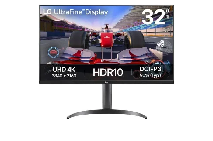 LG 32UR550K-B – Monitor 4K 32″, Panel VA, (3840 x 2160), 60Hz, 4ms (GtG), DCI-P3 90%, Pivotable, Negro