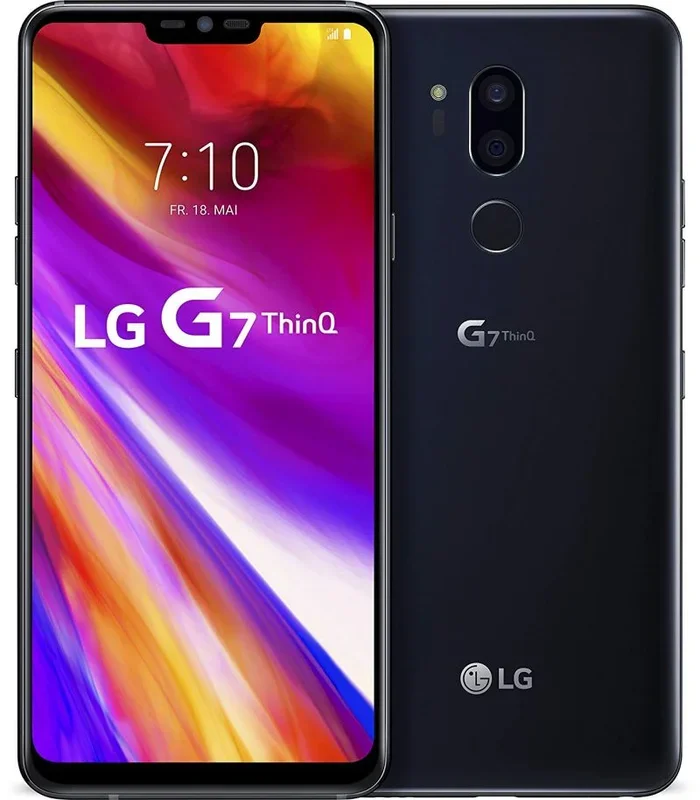 LG G7 ThinQ, Versión TIM, Color Negro (black), 64 GB de Memoria Interna, 4 GB de RAM, Pantalla de 6.1″, Cámara de 16 MP, Sistema Android 8.0. – Smartphone completamente libre. Versión EU.