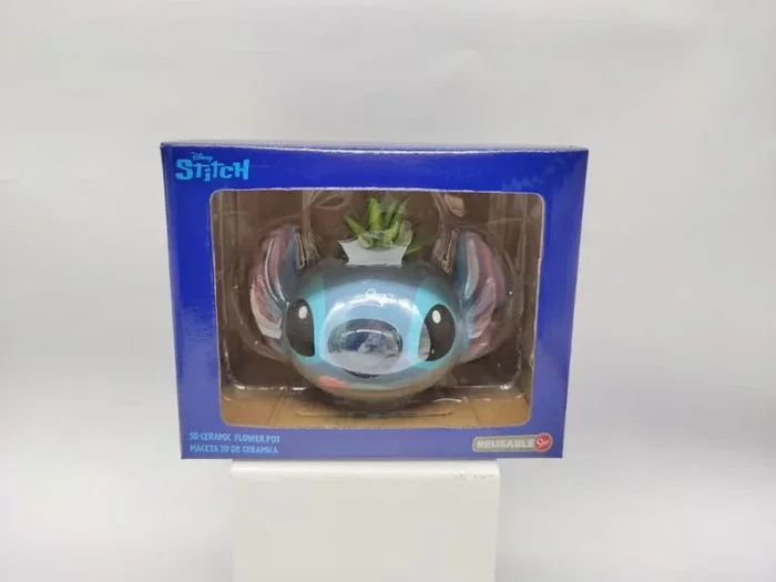 Lilo & Stitch Stitch – 3D Jarrón Unisex Artículos De Decoración Multicolor Piedra