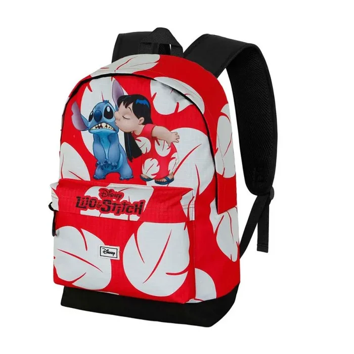 Lilo and Stitch Kiss-Fan HS Mochila 2.2, Rojo, 31 x 44 cm, Capacidad 24 L, Red, Talla única, Fan HS Mochila 2.2 Kiss