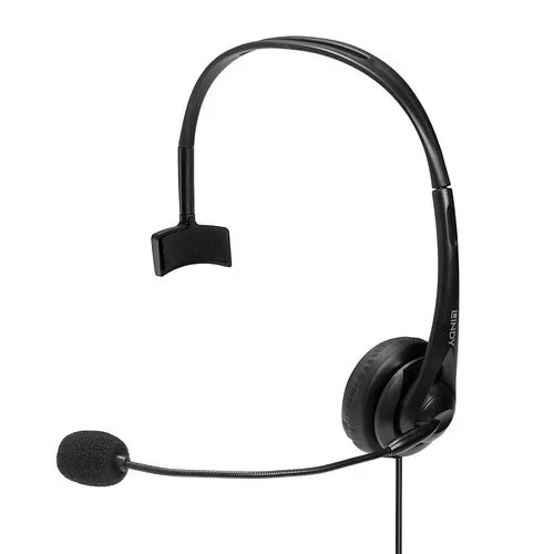 Lindy 20433 auricular y casco Auriculares Alámbrico Oficina/Centro de llamadas Negro
