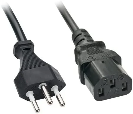 Lindy 30417 cable de transmisión Negro 2 m C13 acoplador
