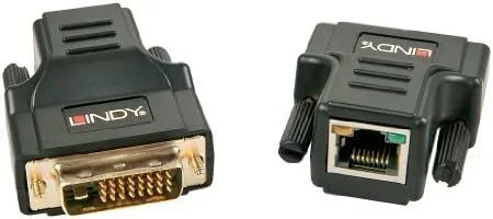 Lindy 30m DVI-D Cable cable DVI Negro – Cables DVI (30 m, DVI-D, DVI-D, Negro, Oro, Male connector / Male connector)