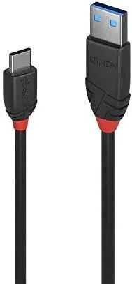 Lindy 36915 cable USB 0,5 m USB 3.2 Gen 1 (3.1 Gen 1) USB A USB C Negro