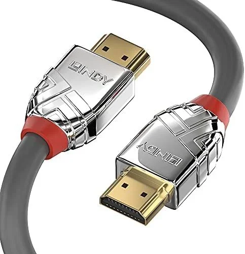 Lindy 37874 cable HDMI 5 m HDMI tipo A (Estándar) Gris, Plata