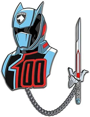Lineage Studios Power Rangers Space Patrol Delta Shadow Ranger Juego de pines de solapa