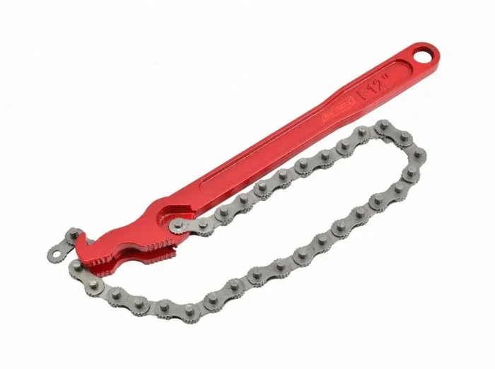 Llave de Cadena AWTOOLS 300mm, herramienta profesional para aflojar y apretar tuercas y pernos oxidados o corroídos, diseño ergonómico y alta durabilidad