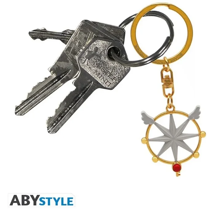 Llavero 3d abystyle sakura cazadora de cartas dream key
