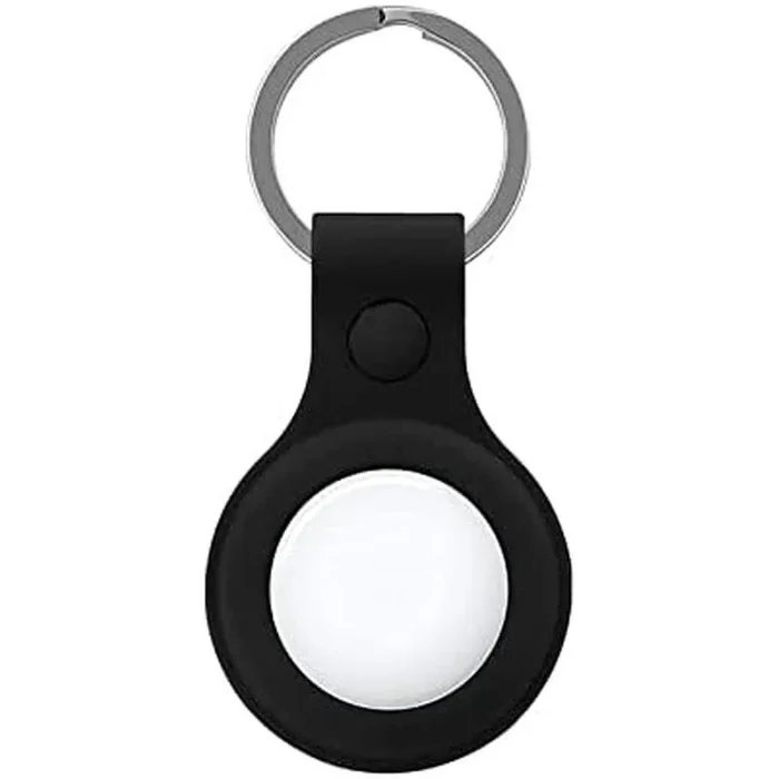Llavero Protector Cool Compatible con AirTag Silicona Negro