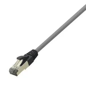 LogiLink Professional – Cable de conexión premium Cat.8.1, color gris claro, 0,5 m