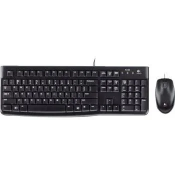 Logitech Desktop MK120 teclado Ratón incluido USB QWERTY Italiano Negro