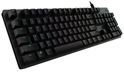 Logitech G G512 CARBON LIGHTSYNC RGB Mechanical Gaming Keyboard with GX Brown switches teclado USB Portugués Carbono