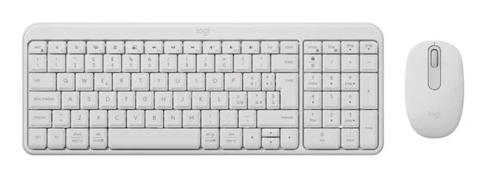 Logitech MK250 Compact Bluetooth Wireless Combo teclado Ratón incluido Universal Italiano Blanco