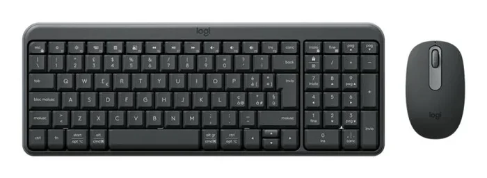 Logitech MK250 Compact Bluetooth Wireless Combo teclado Ratón incluido Universal Italiano Grafito