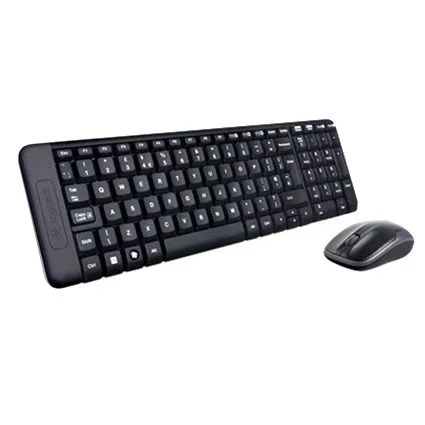 Logitech Wireless Combo MK220 teclado Ratón incluido USB Español Negro