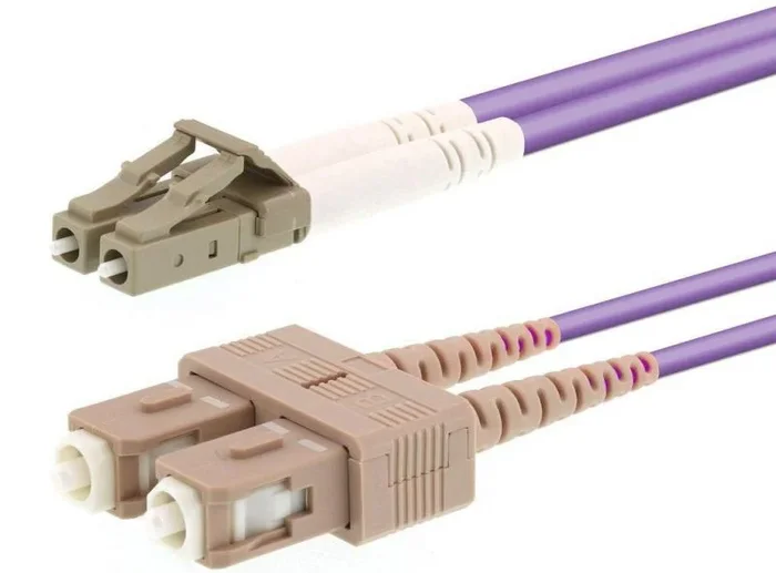 LOGON AL5LCSC10I/4I Cable de fibra óptica e InfiniBand 10 m 2x LC 2x SC Rosa
