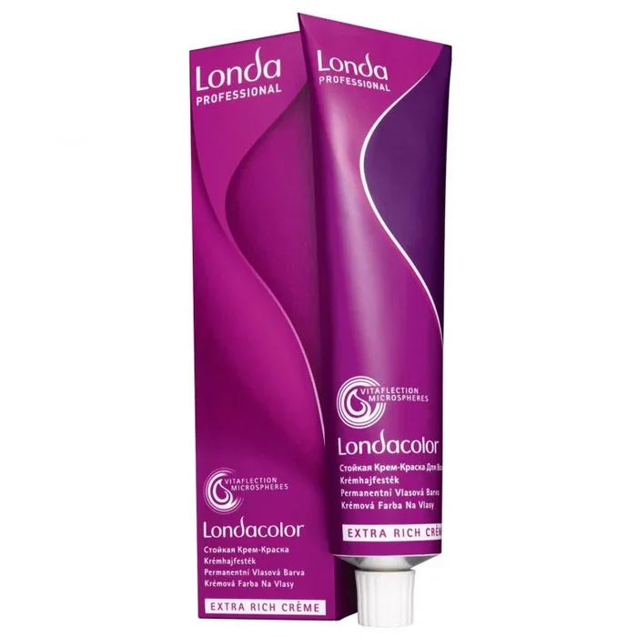 Londacolor Londa Professional Tinte Permanente 7/44, 60 ml, fórmula rica en lípidos, fácil aplicación, sin goteo, tonos combinables