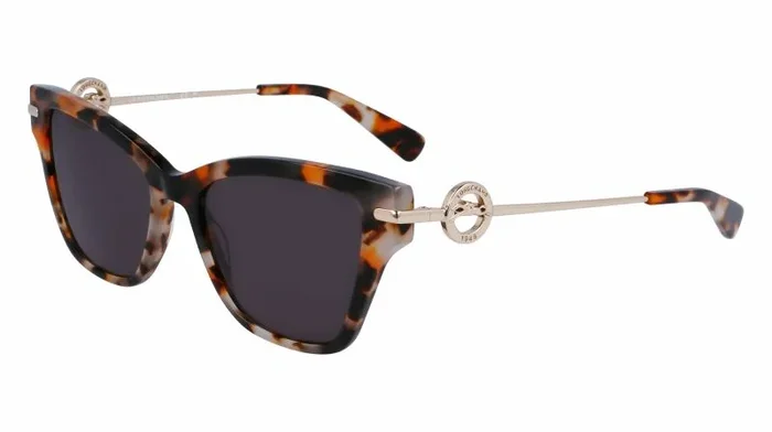 LONGCHAMP LO737S Gafas, Ochre Havana, 52/17/140 para Mujer