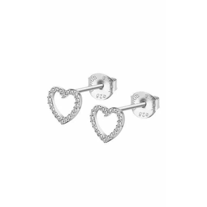 LOTUS SILVER Pendientes LP3670-4/1 Moments Plata Corazón Circonitas engastadas Mujer