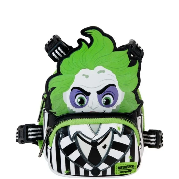 Loungefly Beetlejuice Cosplay Mini Backpack Dog Harness Medium