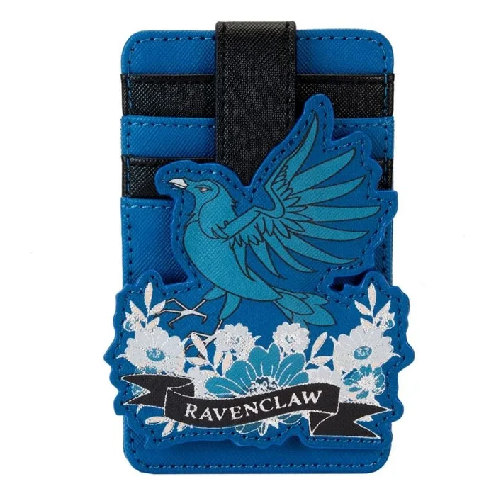 Loungefly Harry Potter by Funda para Tarjeta de Transporte Ravenclaw House Tattoo, Negro, Negro