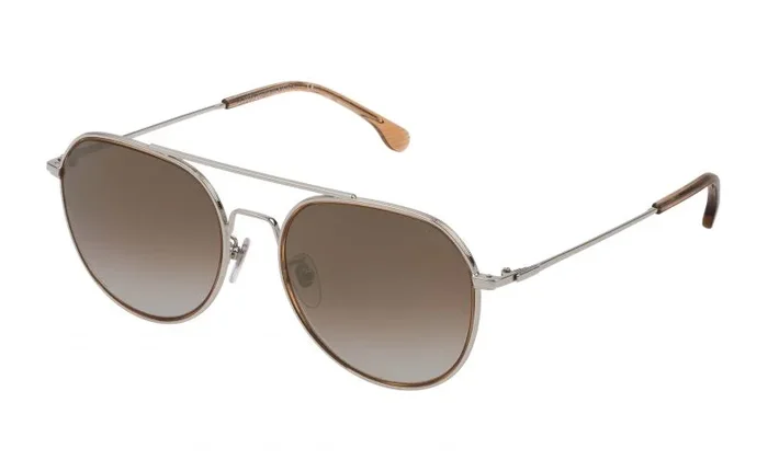 LOZZA SL233055579G Gafas, Total Shiny Palladium, 55/19/145 para Hombre