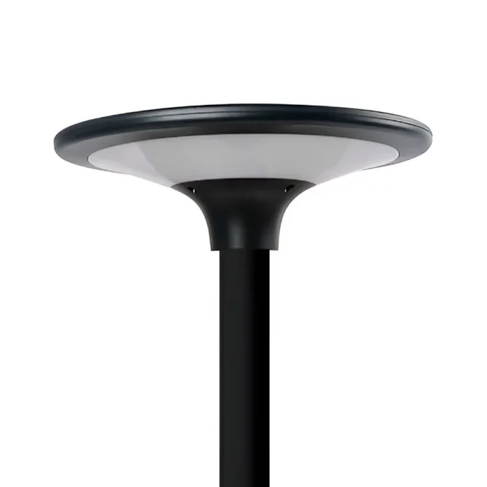 Luminaria solar led negra, ip65, 20 w 2300 im 4000 k
