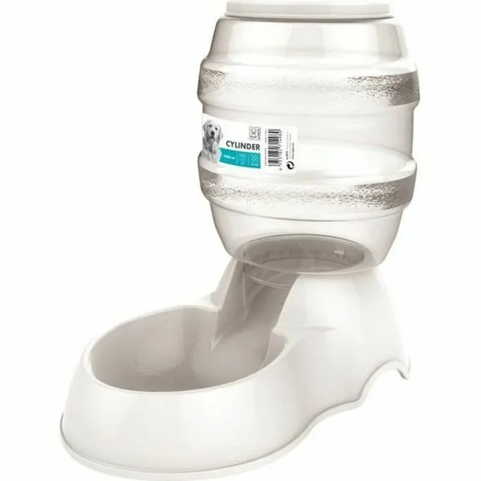 M-Pets M-Pets – Dispensador de Alimentos para Perros (3,5L), Color Blanco