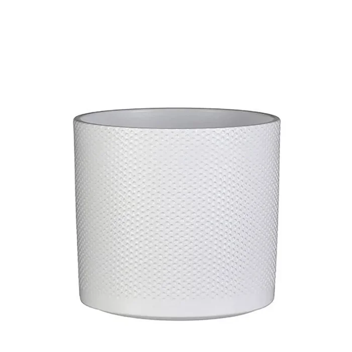MACETA CERÁMICA ERA COLOR BLANCO Ø23X21,5CM