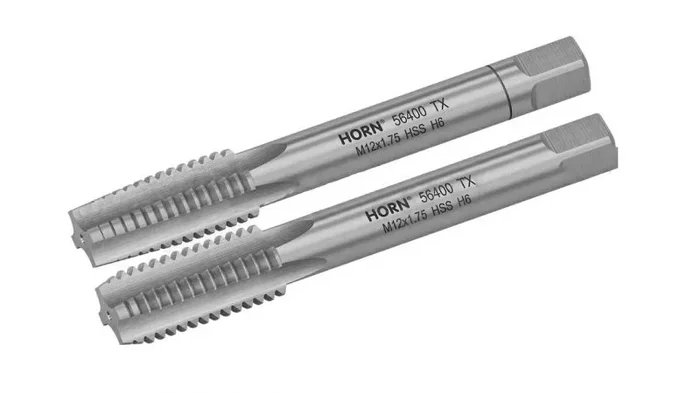 Machuelo M9x1,25mm, Gwintownik, 2 unidades, para roscado de paso estándar en metales, ideal para acero y aluminio, herramienta precisa para trabajos industriales