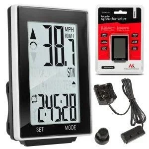 Maclean MCE315 ordenador para bicicleta Ciclocomputador inalámbrico Negro