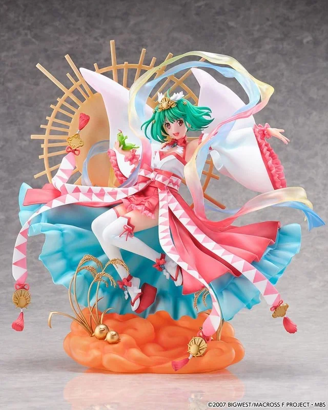 Macross frontier estatua pvc shibuya scramble figure 1/7 ranka lee amaterasu ver. 29 cm