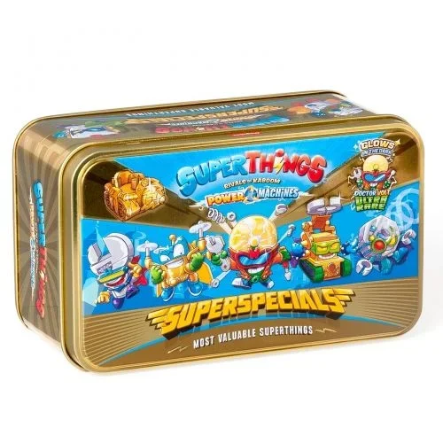 Magic box toys – superthings gold tin power machine series superspecials