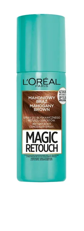MAGIC RETOUCH BŁYSKAWICZNY RETUSZ ODROSTÓW W SPRAYU MAHONIOWY BRĄZ75ML