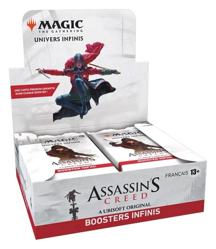 Magic the gathering univers infinis : assassin’s creed caja de sobres de más allá del multiverso (24) francés