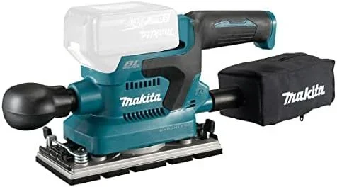 Makita DBO382Z Lijadora de acabado sin escobillas de iones de litio de 18 V, baterías y cargador no incluidos
