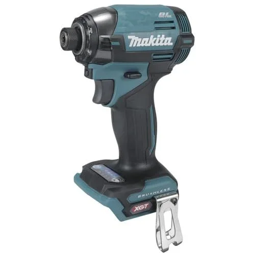 Makita TD002GZ01 40Vmax XGT – Destornillador de impacto inalámbrico sin escobillas de 1/4 pulgadas, sin batería ni cargador