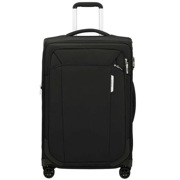 Maleta mediana samsonite respark expansible 67cm/ 66x43x33cm/ 4 ruedas/ negra