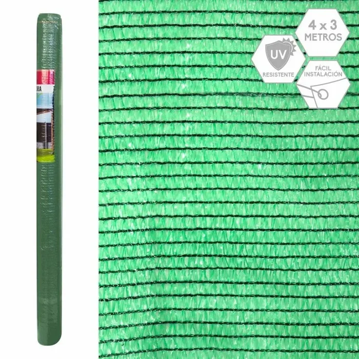 Malla de ocultación verde 1 x 400 x 300 cm 90 %
