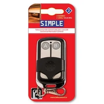 Mando COCHERA 433,92Mhz 2 Canales SIMPLE2