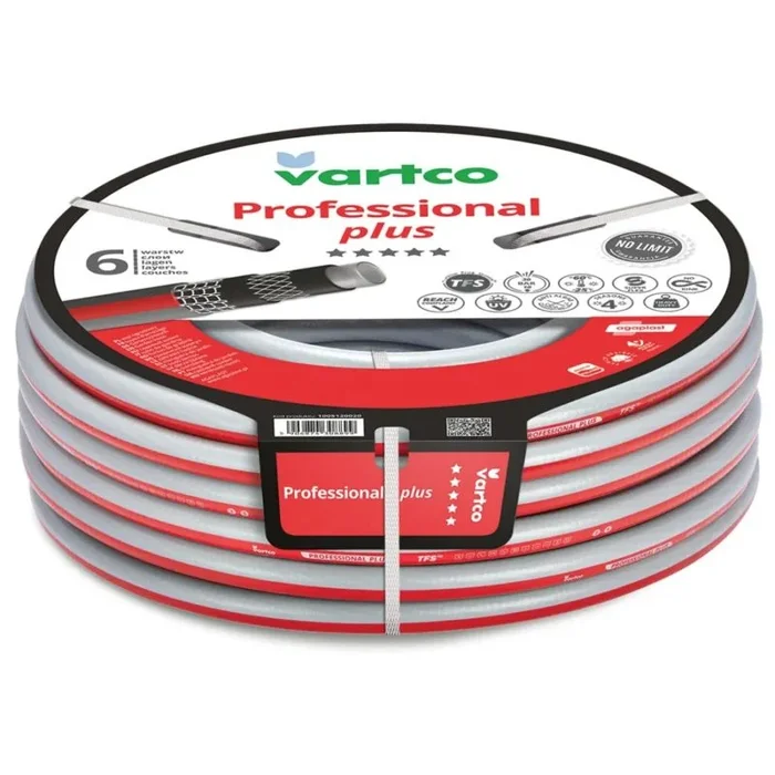Manguera de agua de 6 capas de jardín antitorsión flexible resistente a los rayos UV 30 Bar 1/2″ 30m
