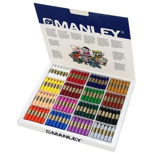 Manley ceras blandas classbox estuche de 192u c/surtidos